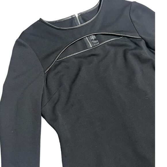 St. John Black Long Sleeve Dress - Picture 6 of 8